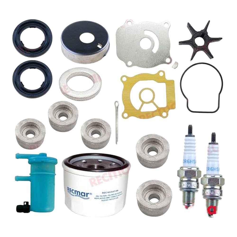 Recmar Service Maintenance Kit for Suzuki DF20/DF25 V2 2006 Onwards Outboard Engines