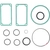 Recmar Heat Exchanger Gasket Kit for Volvo Penta 40-Series Marine Diesel Engines
