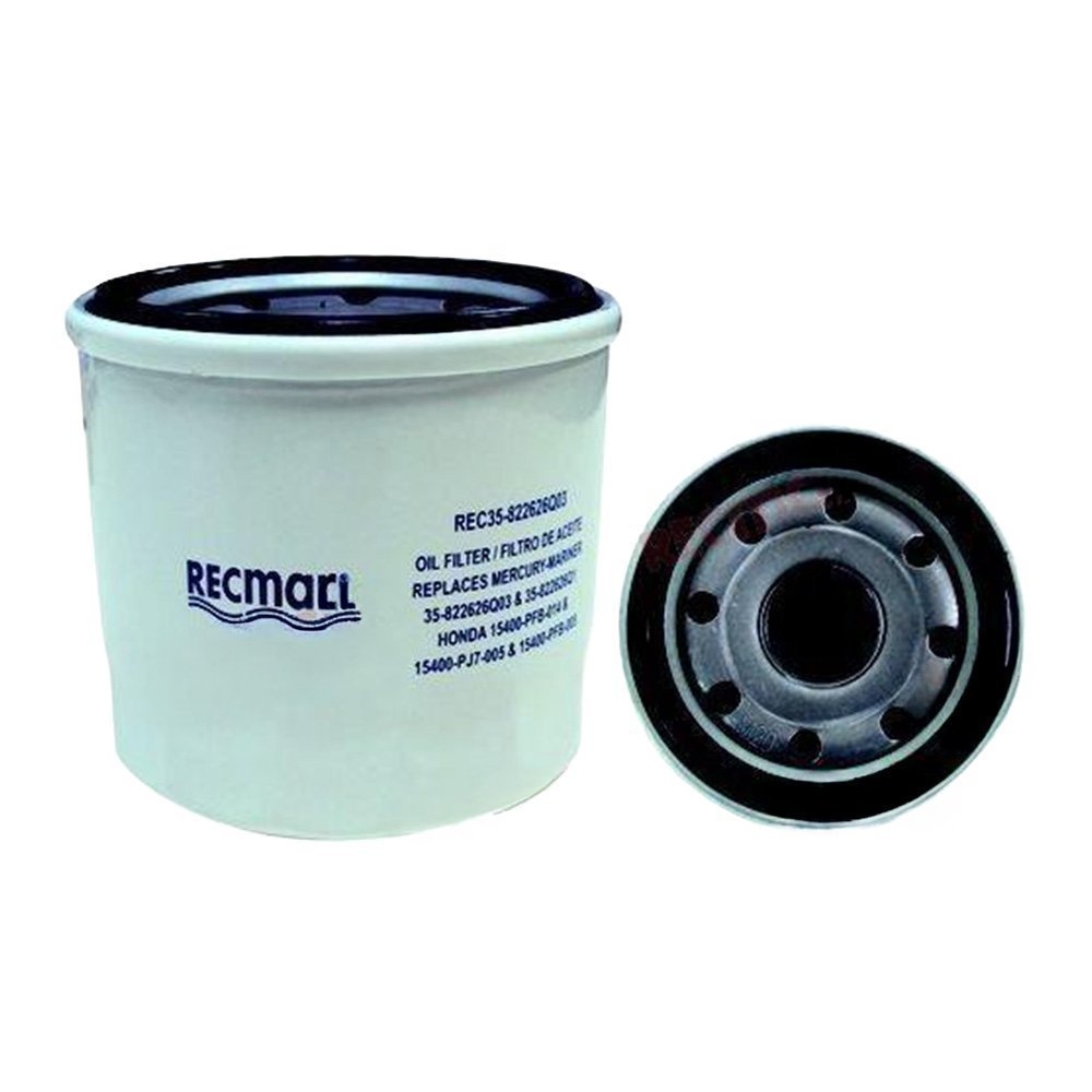 Recmar Oil Filter for Mercury/Mariner/Honda 8-50HP