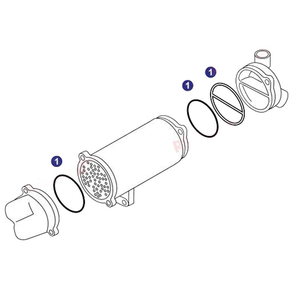 Recmar Oil Cooler Gasket Kit for YANMAR