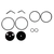Recmar Water Cooler Gasket Kit for YANMAR Marine Engines 4LH Series