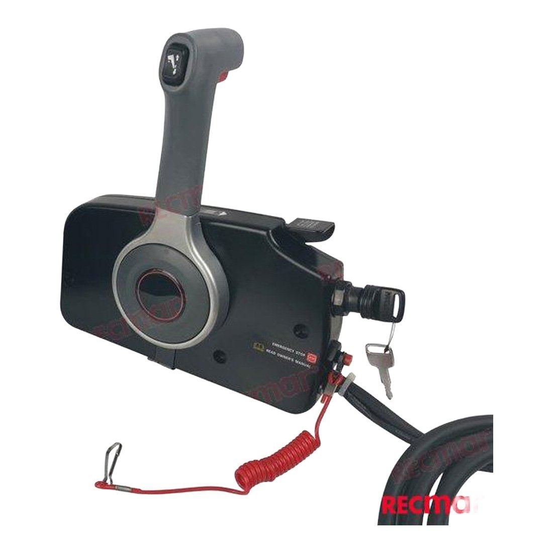 Recmar Side Mount Remote Control Box 67200-93J51 for Suzuki 8-Pin