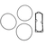 Recmar Intercooler Gasket Kit for YANMAR Marine Engines 6LPIC 6LP Series