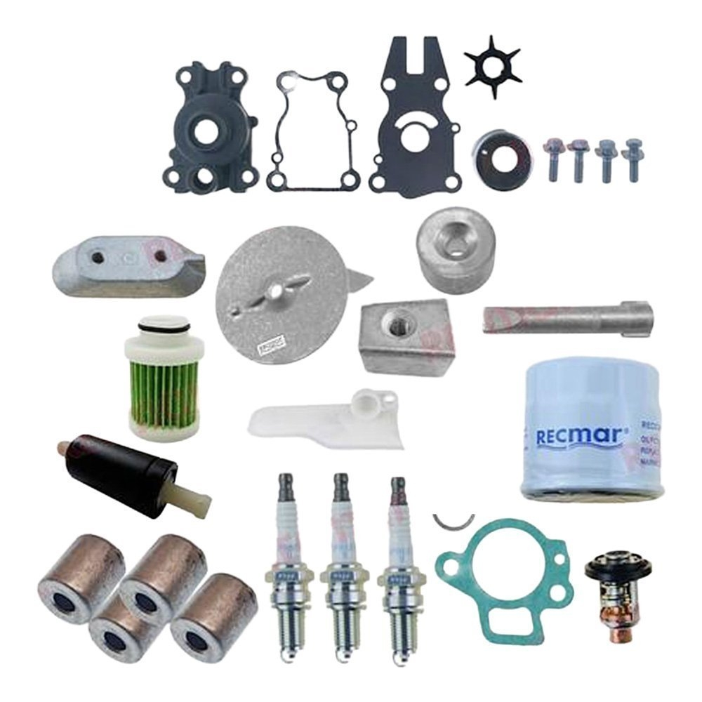 Recmar Service Maintenance Kit for Yamaha F30B / F40F 2009 Onwards Outboard Engines