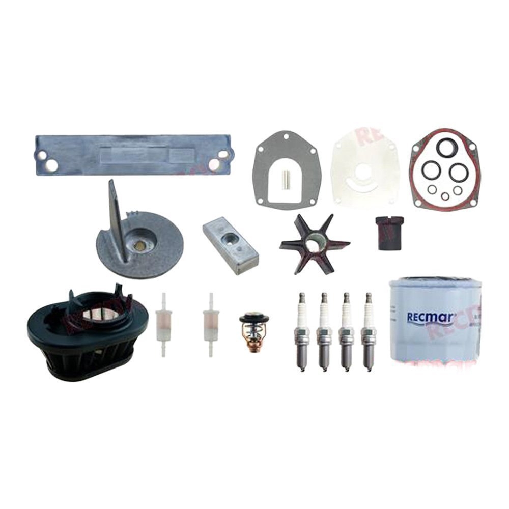 Recmar Service Maintenance Kit for Mercury/Mariner 4-Stroke 75HP/80HP/90HP/100HP/115HP EFI Outboard Engines
