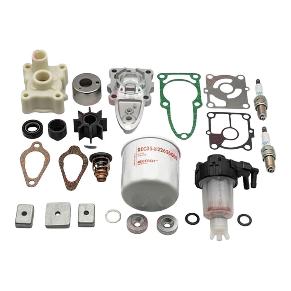 Recmar Service Maintenance Kit for Mercury/Mariner 4-Stroke 15HP-20HP EFI Outboard Engines