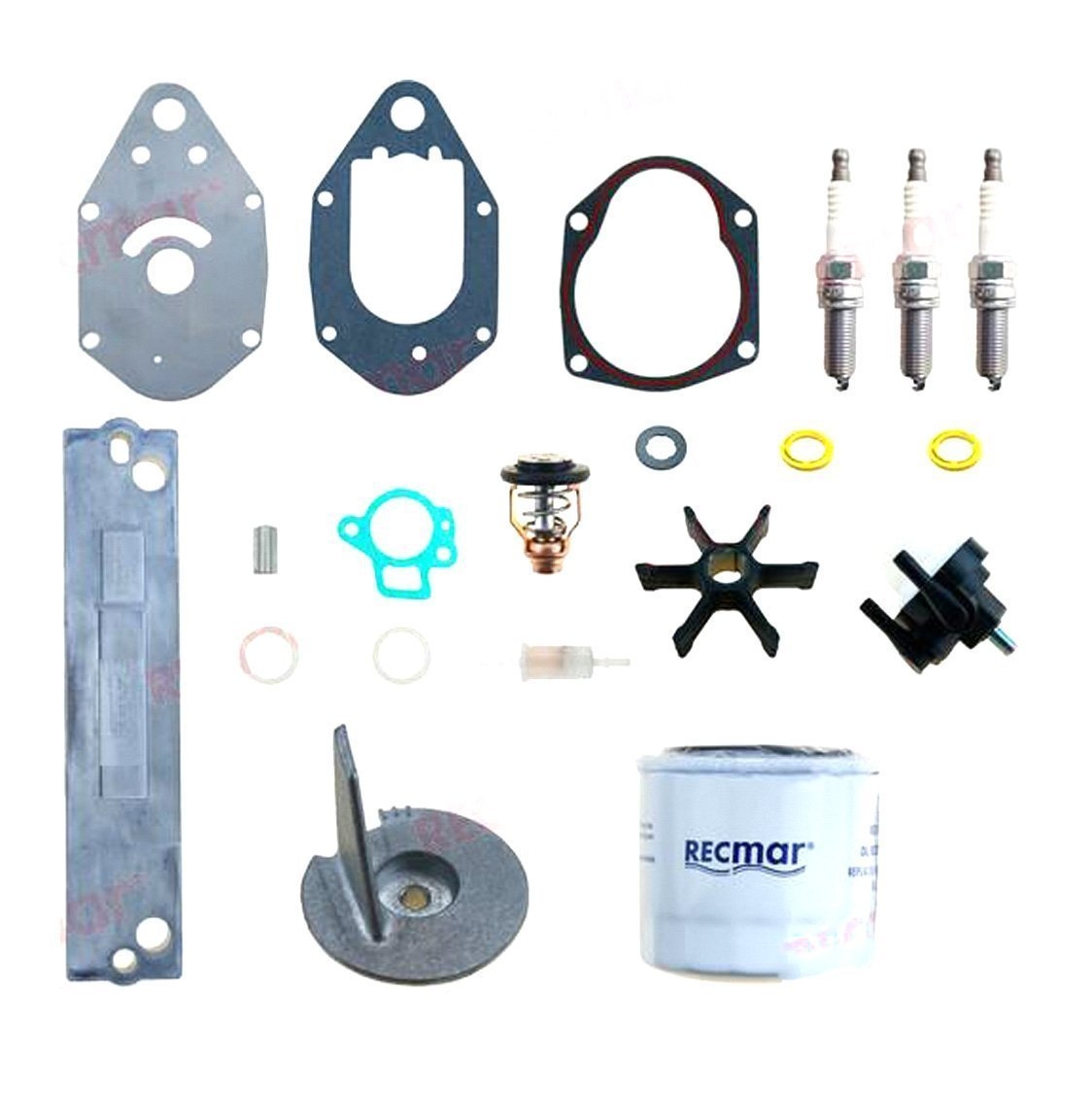 Recmar Service Maintenance Kit for Mercury/Mariner 4-Stroke 40HP EFI Outboard Engines