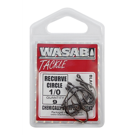Wasabi Tackle Recurve Circle Hook Pack