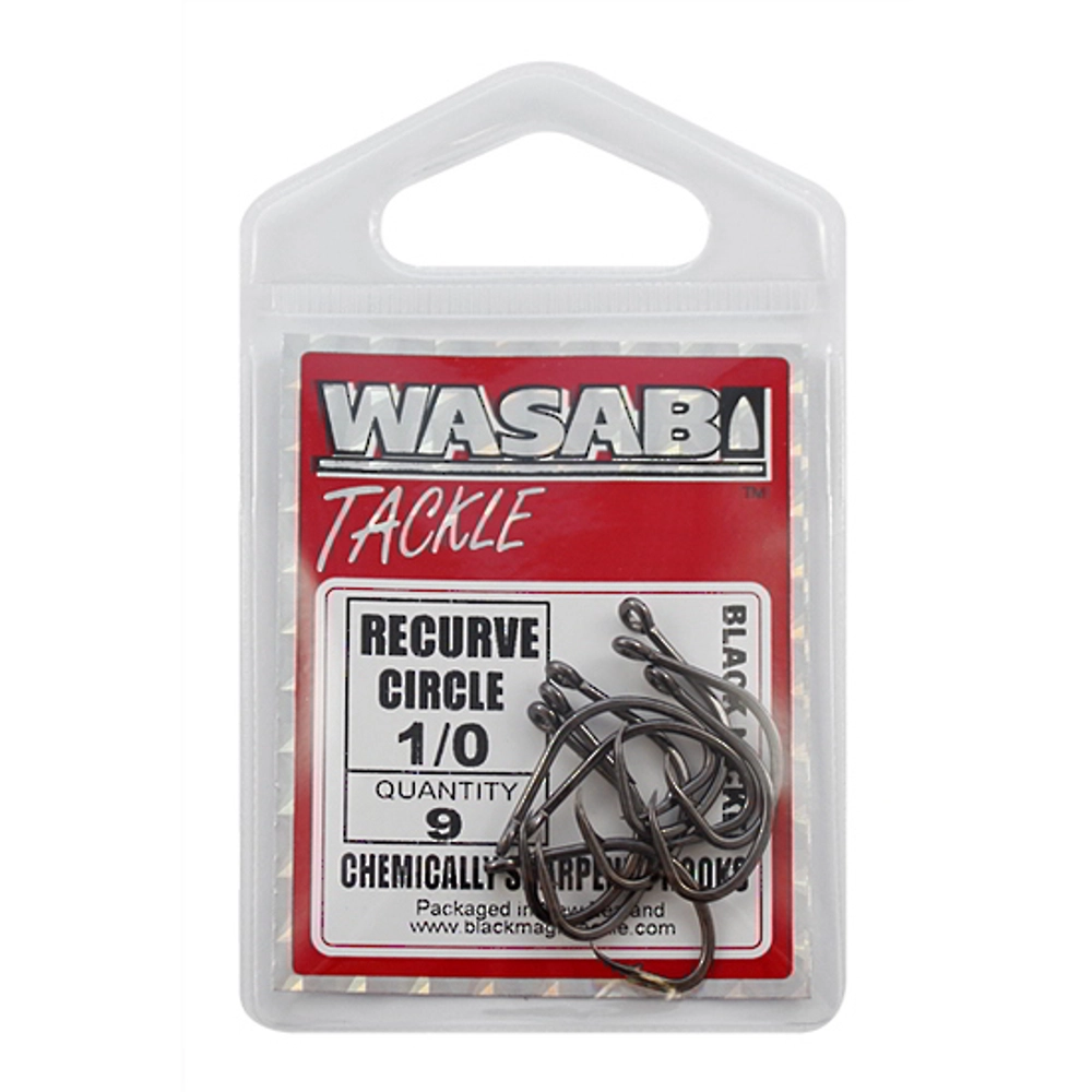 Wasabi Tackle Recurve Circle Hook Pack Wasabi Tackle Recurve Circle Hook Pack
