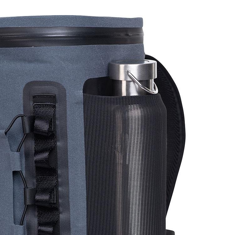 Red Original Waterproof Soft Cooler Backpack 15L Grey