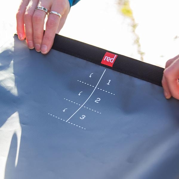 Red Original Roll Top Dry Bag 10L Grey