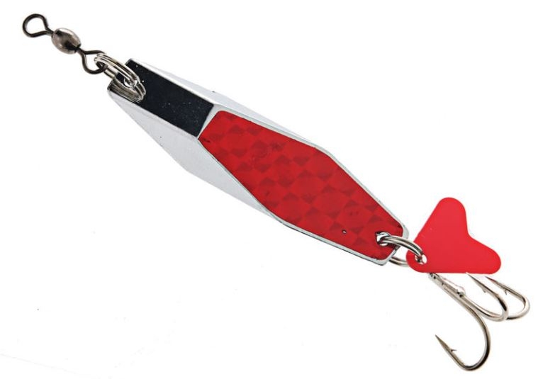 Holiday Hex Wobbler Lure 50g Red