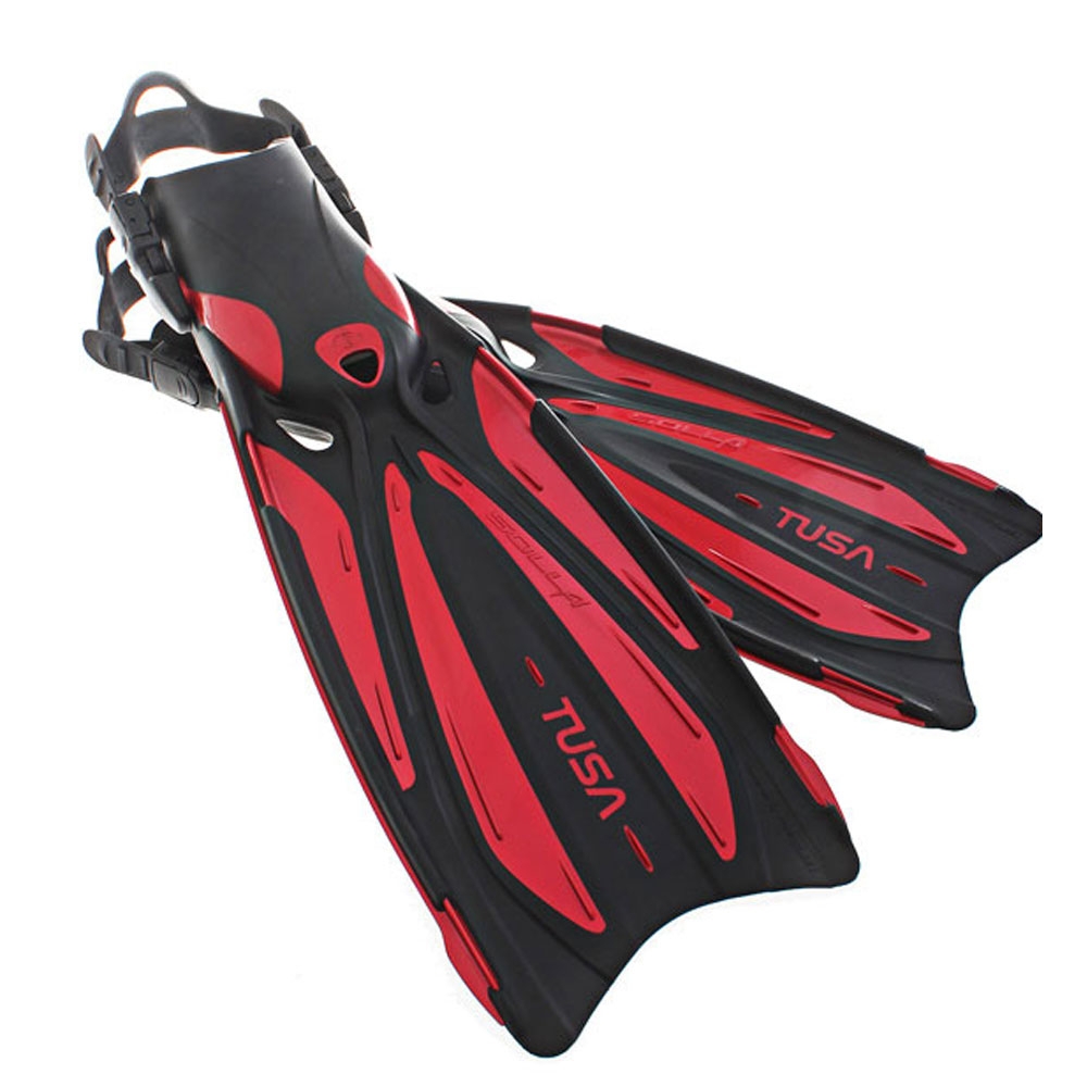 TUSA Solla ForcElast Tech Fins Metallic Red S