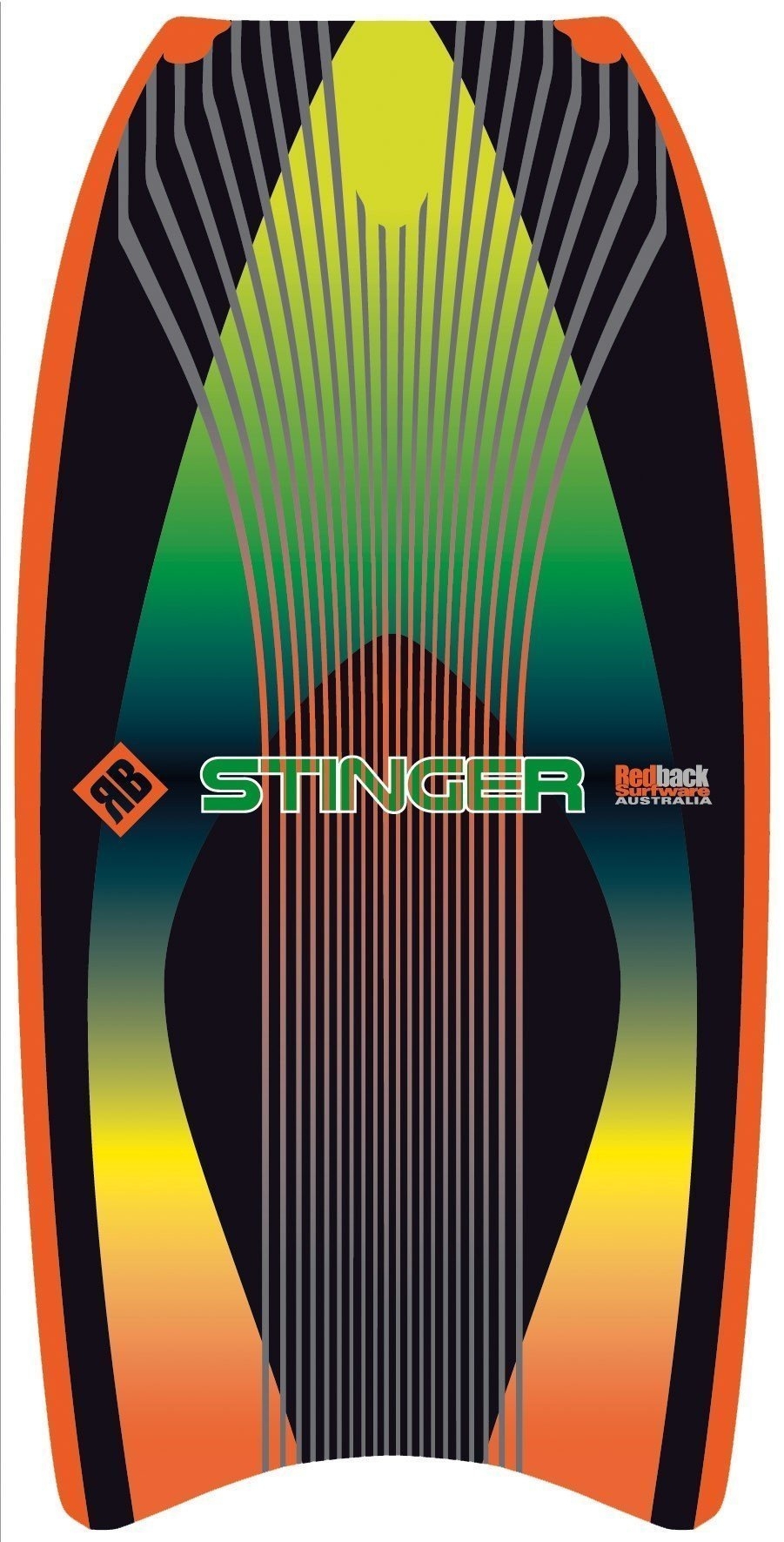 Redback Stinger Bodyboard 42in Orange