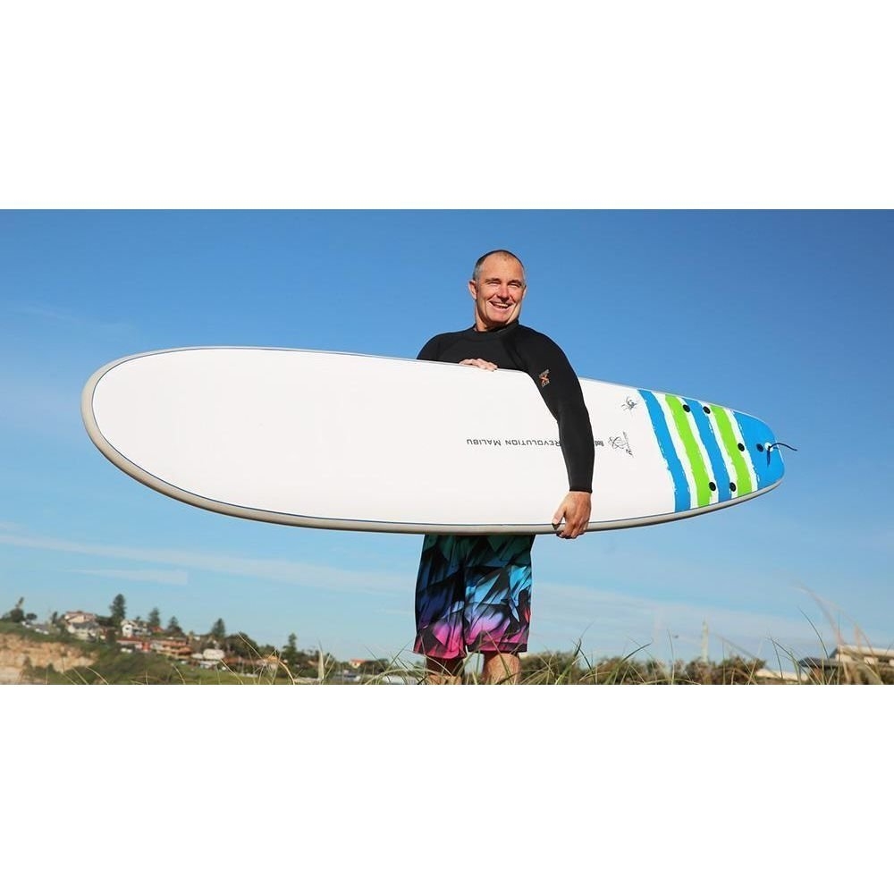 Revolution Malibu Surfboard 9ft White