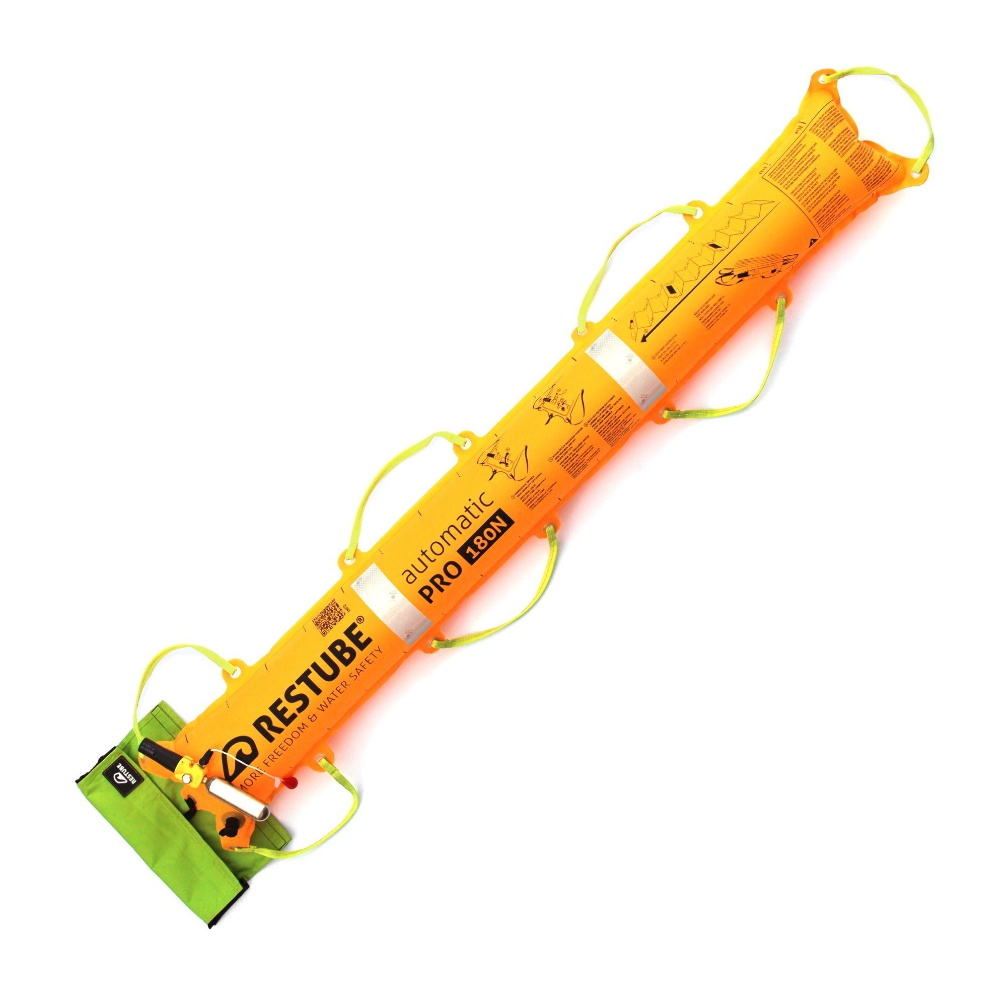 Restube Automatic Emergency Floatation Device 180N Signal Green