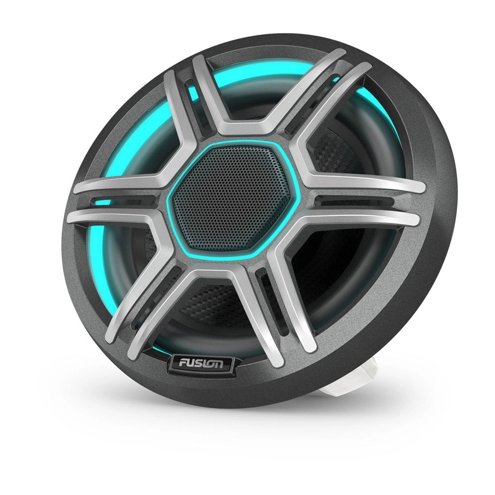 Fusion Apollo LED Marine Speakers with Sports Grill 6.5in Grey Fusion Apollo LED Marine Speakers with Sports Grill 6.5in Grey