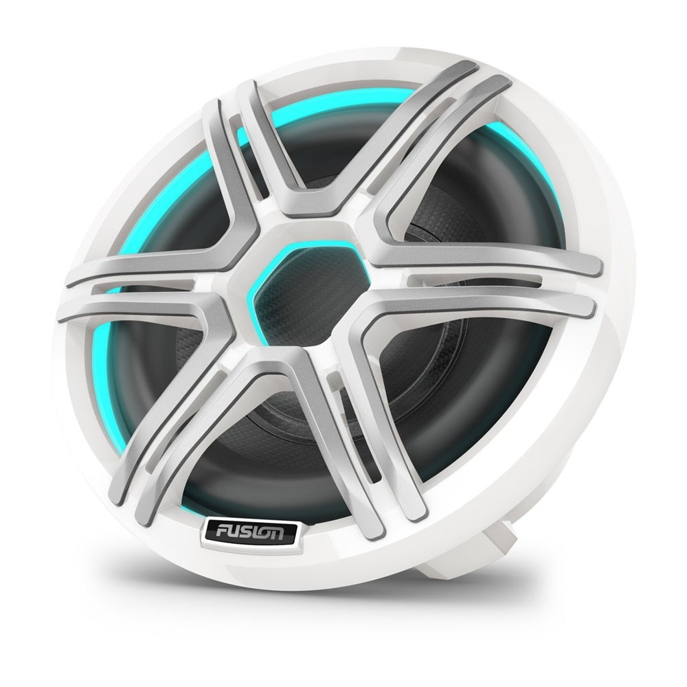 Fusion Apollo LED Marine Subwoofer with Sports Grill 10in White