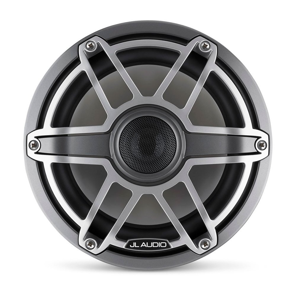 JL Audio M6 Marine Speakers 8.8in with Titanium Sport Grill