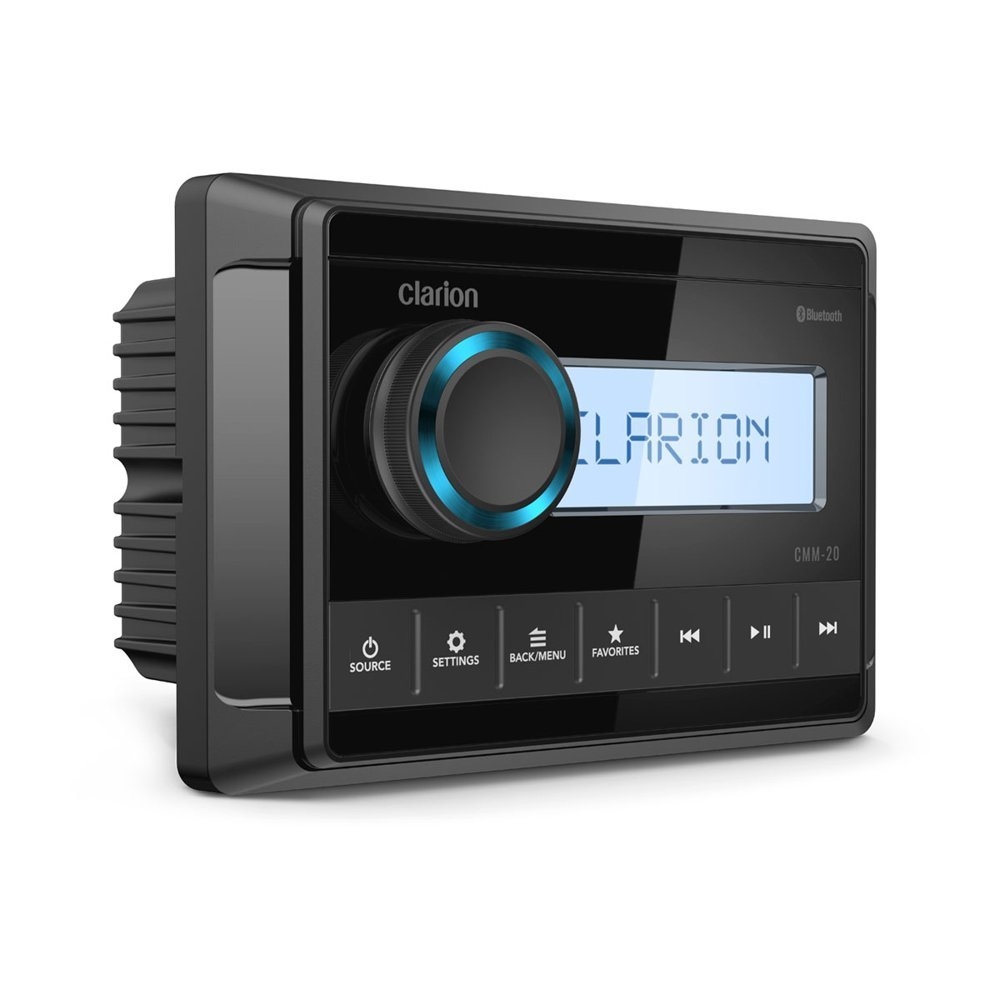 Clarion CMM-20 Marine Source Unit with LCD Display