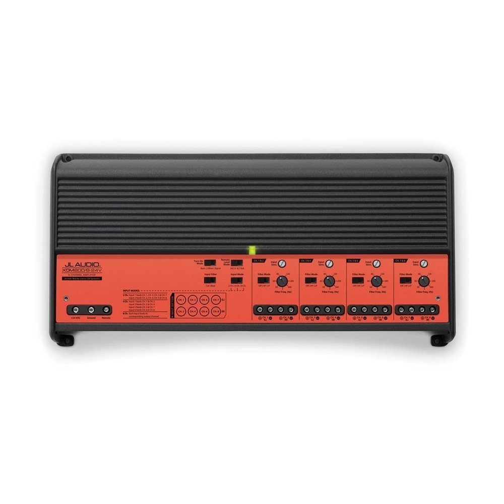 JL Audio XDM 8-Channel Full-Range Car/Marine Amplifier for 24V Systems 800W