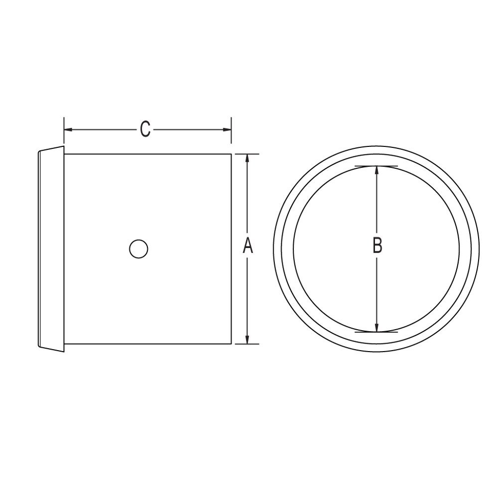 Ronstan RF1664S56 Acetal Sleeve for RF1664 56mm Tube Diameter