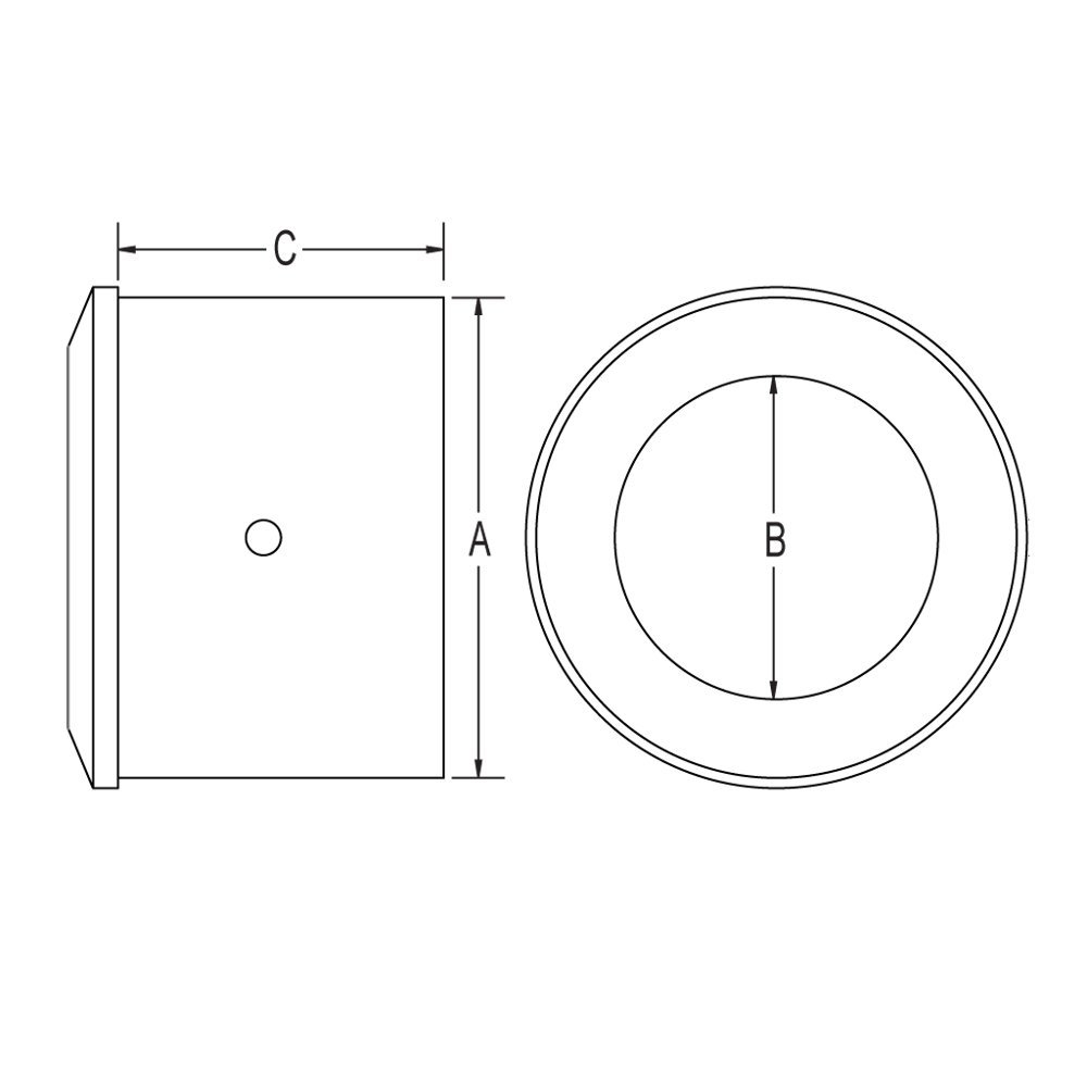 Ronstan RF1665S96 Acetal Sleeve for RF1665 96mm Tube Diameter