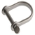 Ronstan 316SS Wide D Shackle Coined Pin Head RF1853 39x31mm 6.4mm Pin
