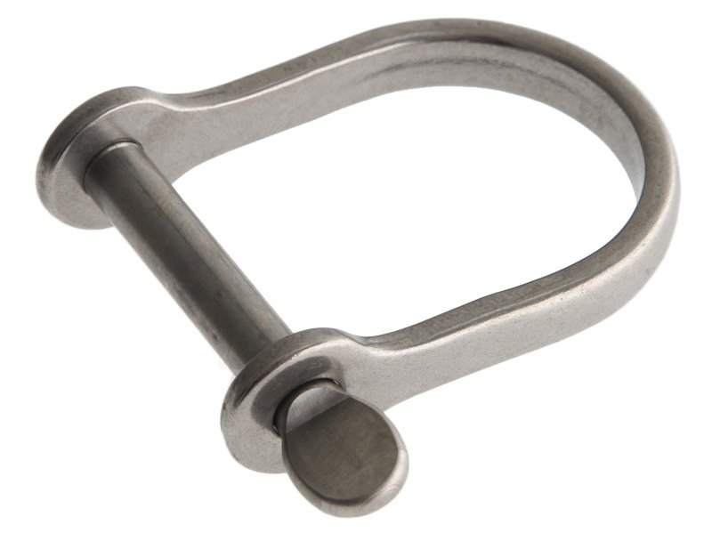 Ronstan 316SS Wide D Shackle Coined Pin Head