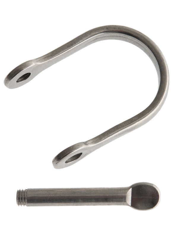 Ronstan RF1853 Wide D Shackle 39mm x 30mm - 1/4in Pin