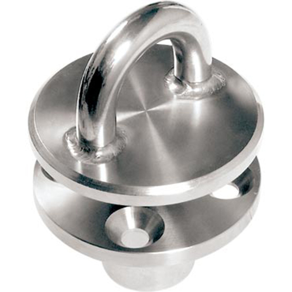 Ronstan RF2433-10 Removable Pad Eye with 4 Mounting Holes 10mm (13/32inch) Bar