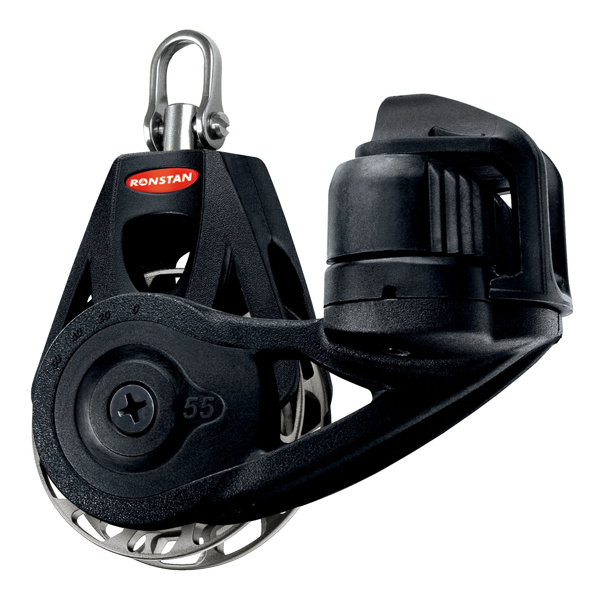 Ronstan RF56120 Series 55 RT Orbit Block Single Cleat Swivel Auto