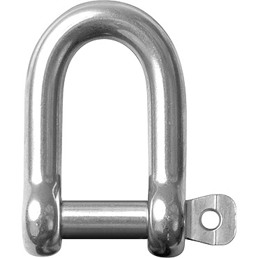 Ronstan RF618A Forged Standard Dee Shackle 32mm L x 16mm W & Pin 8mm