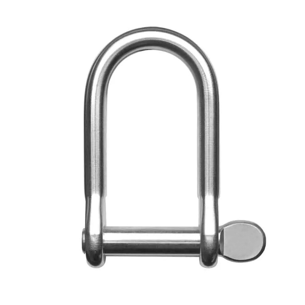 Ronstan 316SS Wide D Shackle Coined Pin Head RF640 56x29mm 9.5mm Pin