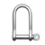 Ronstan 316SS D Shackle Coined Pin Head with Hole RF641 Wide 68x33mm 12.7mm Pin