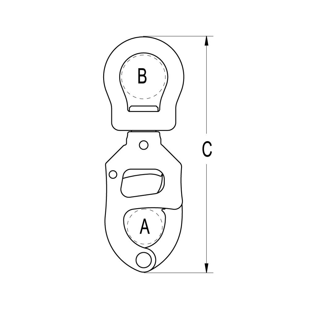 Ronstan RF7120 Series 100 Triggersnap Shackle with Large Bail
