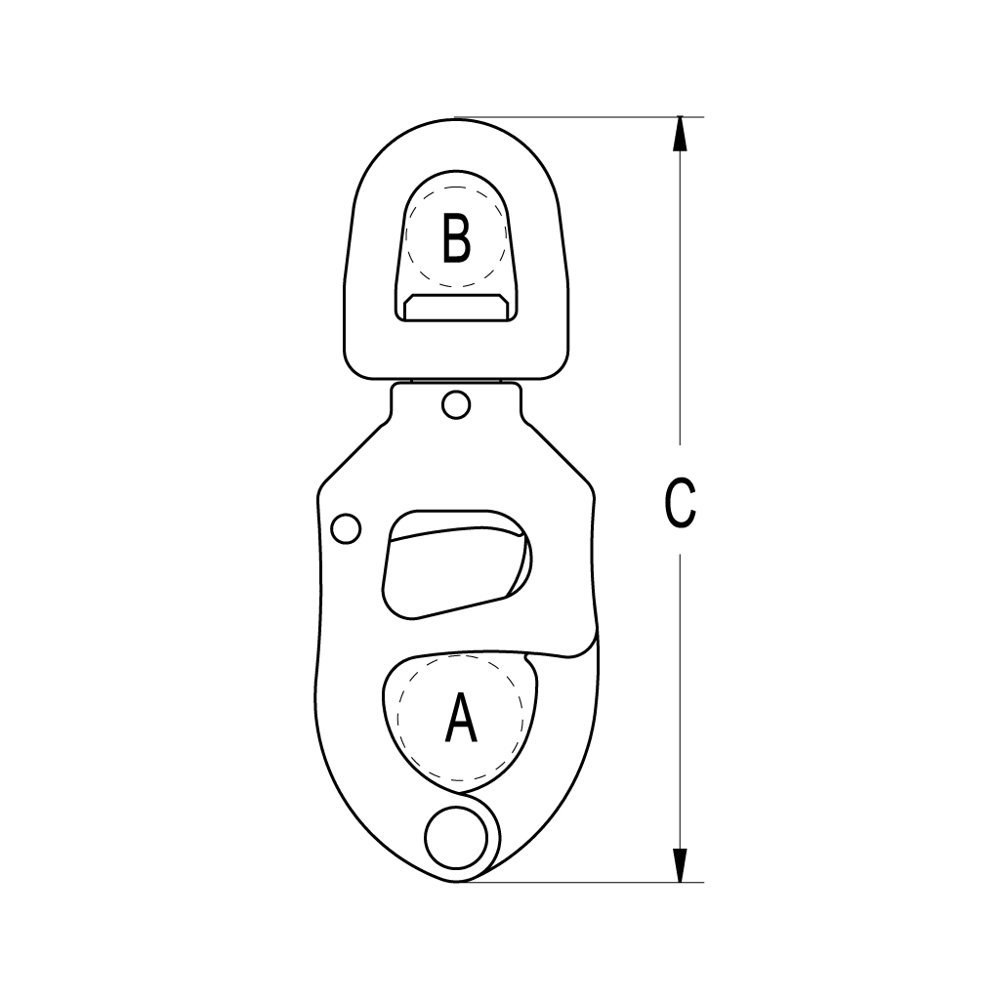 Ronstan RF7310 Series 300 Triggersnap Shackle with Small Bail