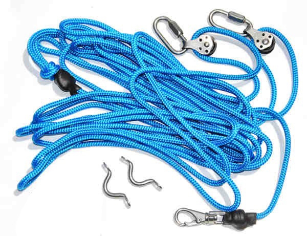 Rob Fort Adjustable Running Anchor System 5mm - 4.3m and Below Kayaks with Imperial Inserts