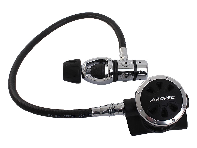 Aropec Standard Dive Regulator Set Black