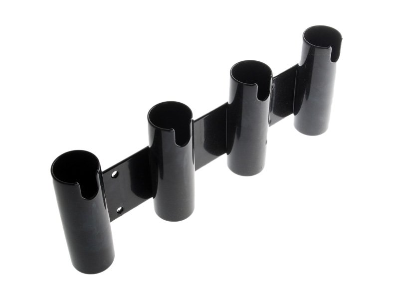 Alloy 4 Rod Holder Rail Mount Black