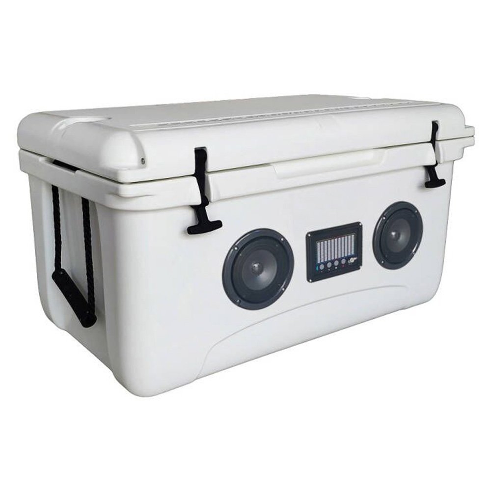 Heavy Duty Roto Chilly Bin Cooler Box with Built-In Waterproof Bluetooth Speaker 65L