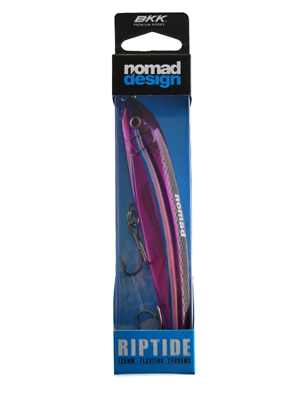 Nomad Design Riptide Floating Stickbait 125mm Purple Fusilier