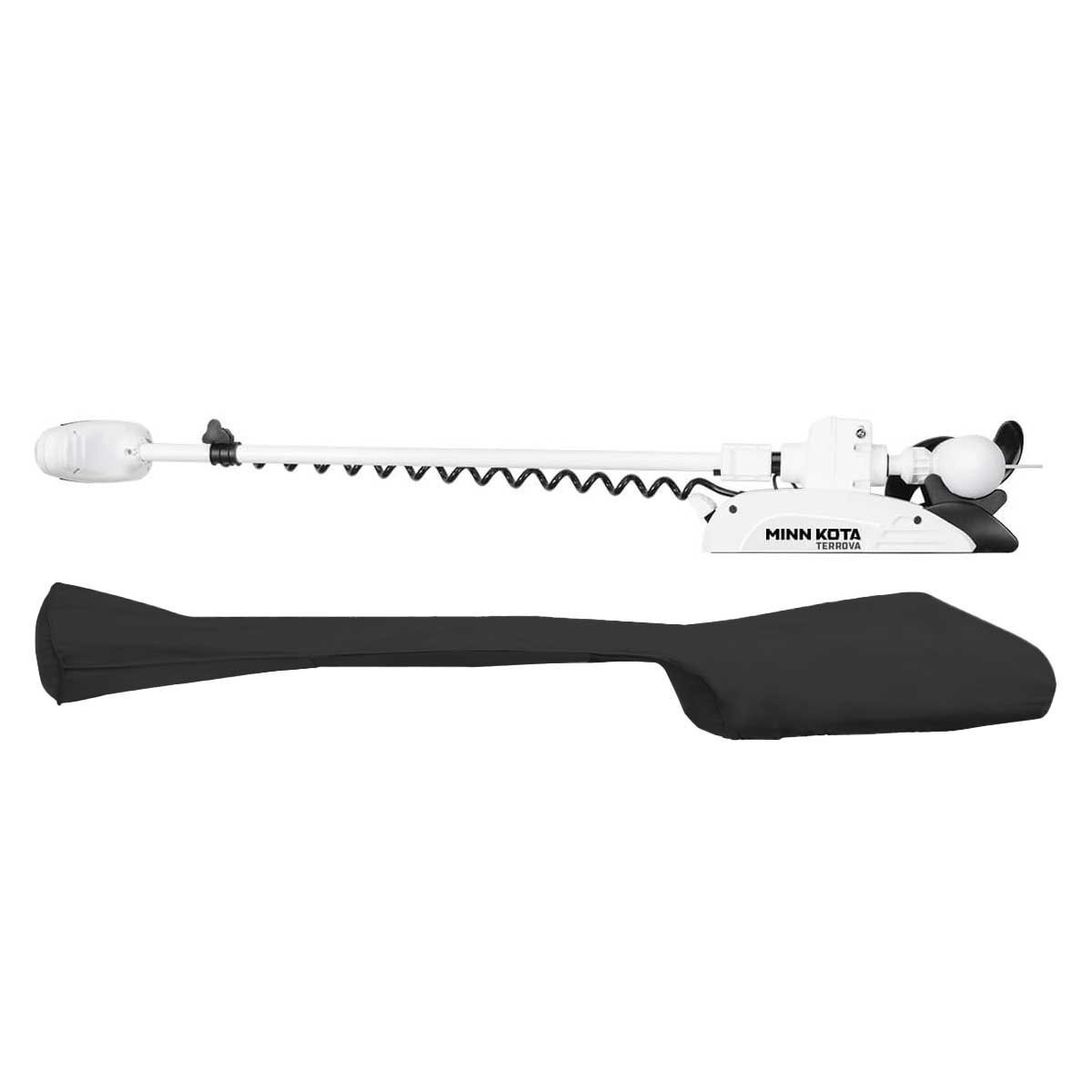 Oceansouth UPF50 Trolling Motor Cover for Minn Kota Riptide Terrova 100in Black