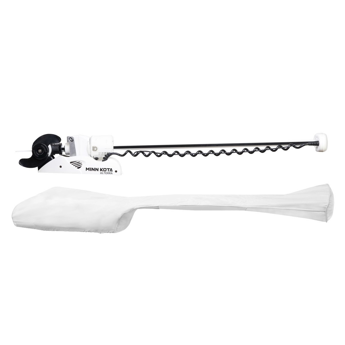 Oceansouth UPF50 Trolling Motor Cover for Minn Kota Riptide Ulterra 72in White