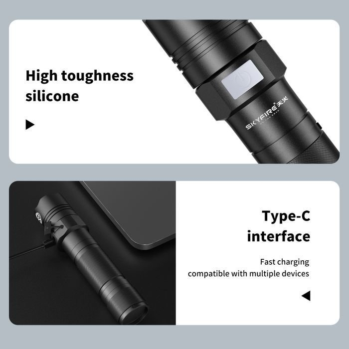 SKYFIRE 294 Rechargeable LED Torch 259 Lumens
