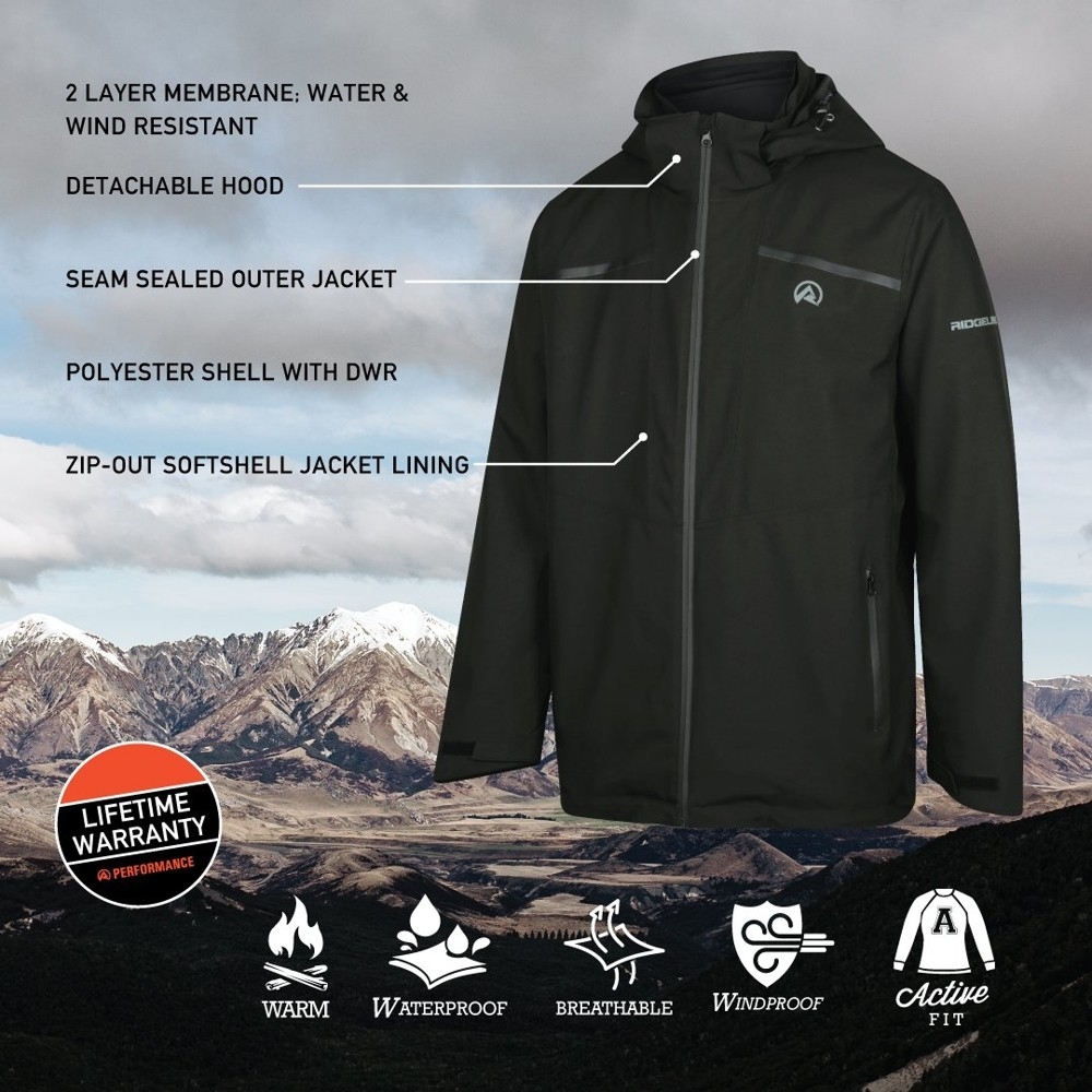 Ridgeline Raptor 3-in-1 Mens Jacket