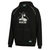 Ridgeline Contrast Stitch 300gsm Fleece Hoodie Black Small