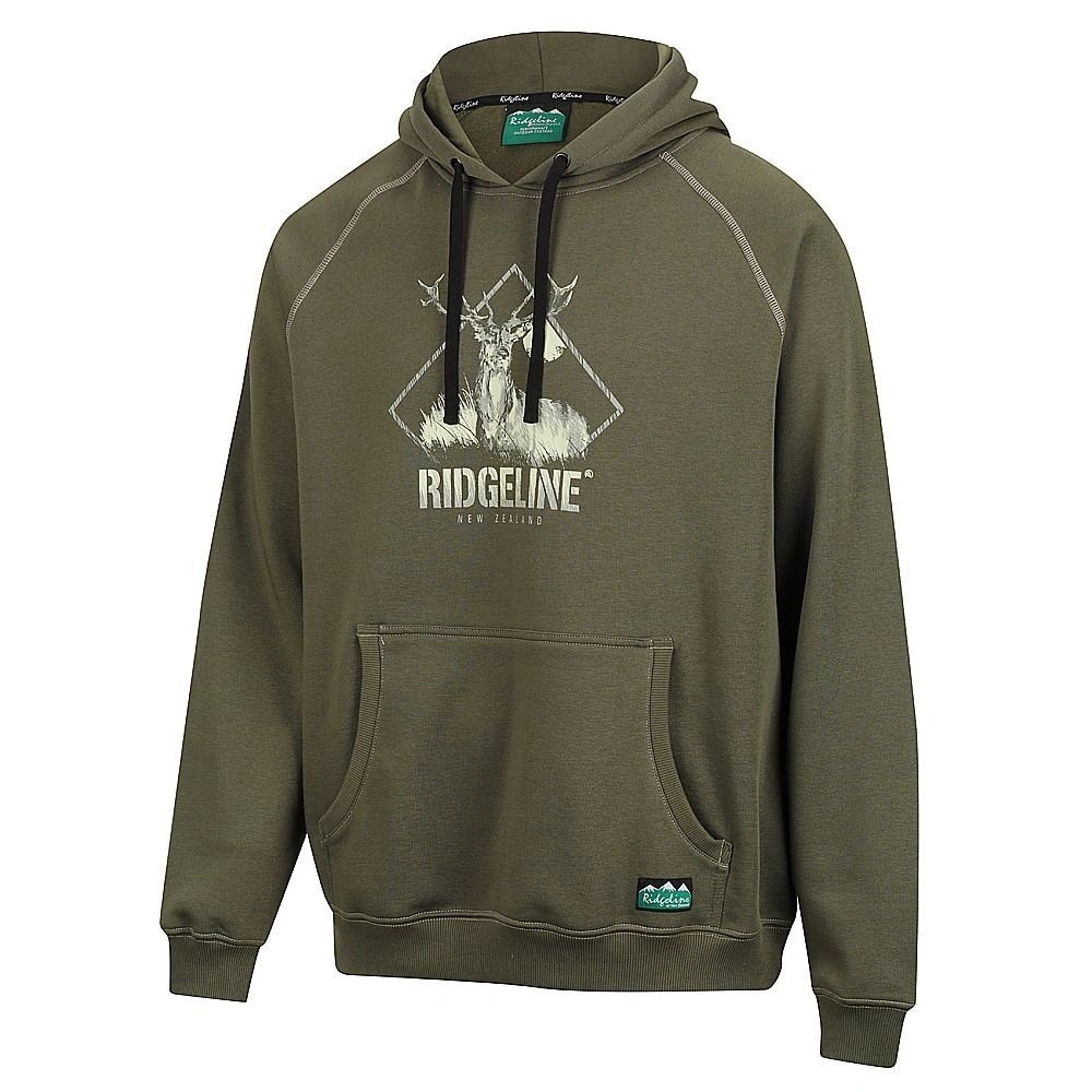 Ridgeline Contrast Stitch 300gsm Fleece Hoodie