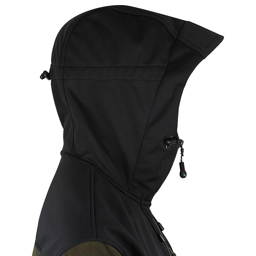 Ridgeline Ascent Half Zip Softshell Fleece Mens Hoodie