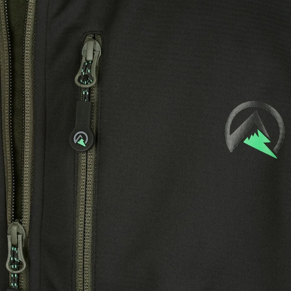 Ridgeline Ascent Half Zip Softshell Fleece Mens Hoodie